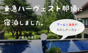 那須を満喫!東急ハーヴェスト那須に宿泊・子連れ家族旅行記