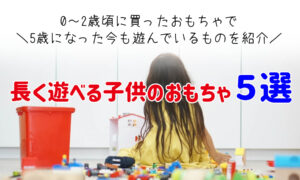 2歳から5歳の今でも！長く遊べる子供のおもちゃ５選・おすすめ厳選