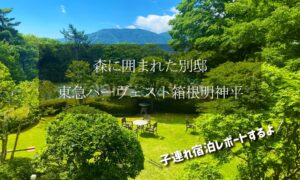 東急ハーヴェスト箱根明神平の子連れ宿泊レポ・安く泊まる方法