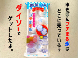 100均・ゆきぽんのプチまる氷はダイソーで買えるよ！おすすめレシピなど