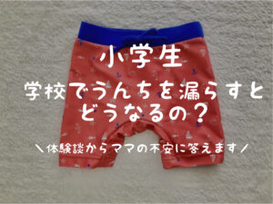 我が子のおもらし体験…小学1年生学校でうんちを漏らす・トイレ失敗談